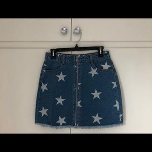Jean star skirt size medium